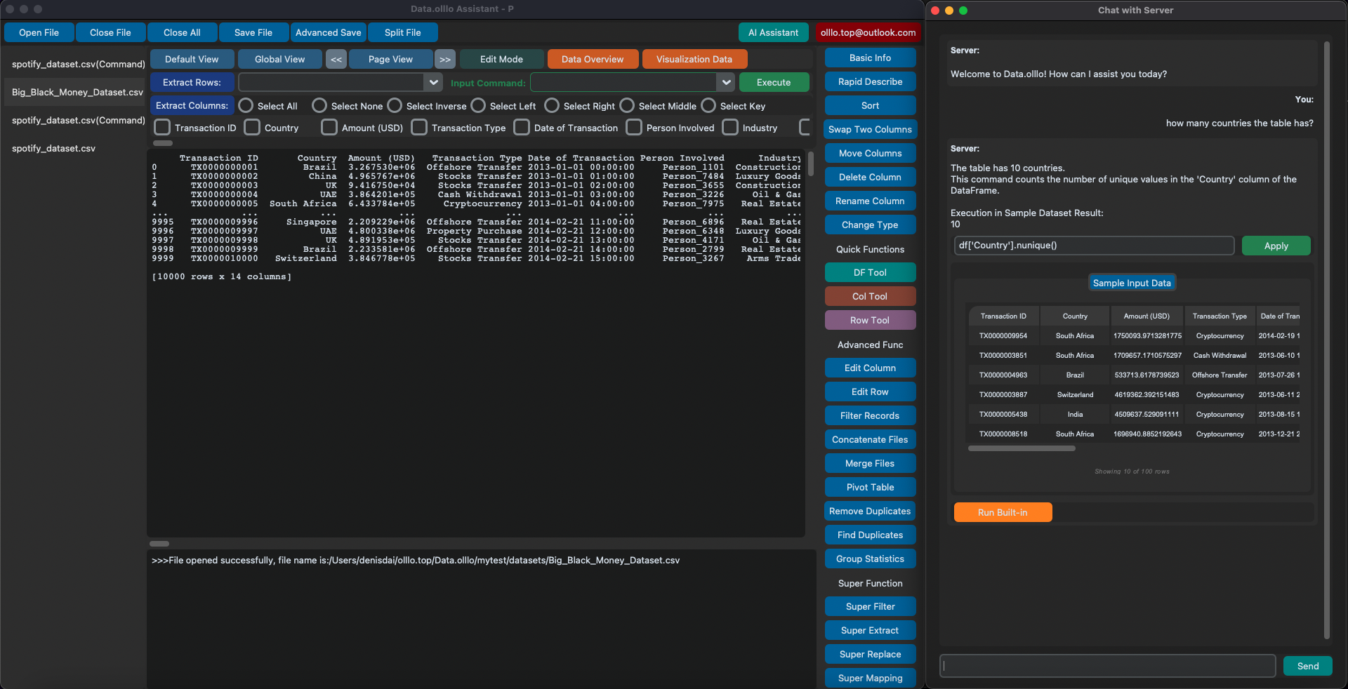 AI Chat Interface